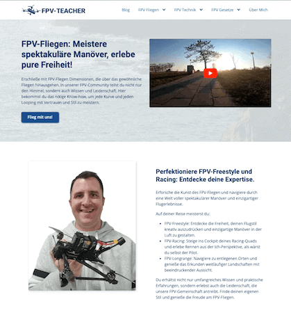 Webseiten Design und Aufbau